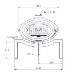 Invicta Brio on Small Bench (Direct Air Supply)