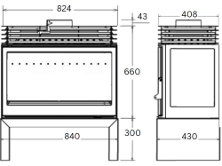 L91 LR Titan FS - Side Glass