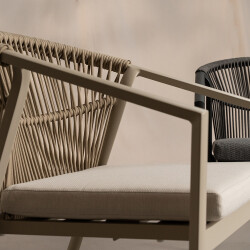 Coastal Weave Dining Chair (Anthracite)