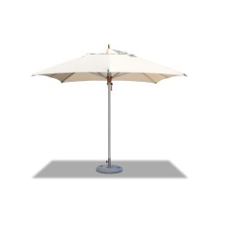 2.5m Square Ecru Aluminium Corpzone Parasol (excludes Medium Base)