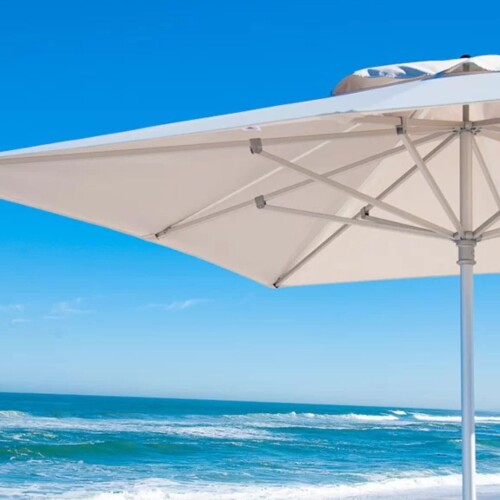 2.5m Square Ecru St. James Parasol (Excl Base 42kg)
