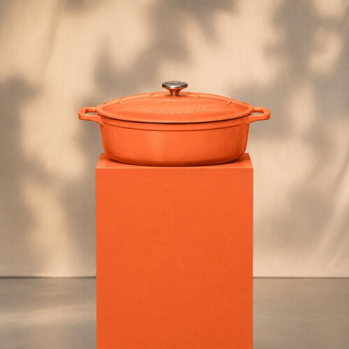 Chasseur Casserole Oval 33 - Tangerine