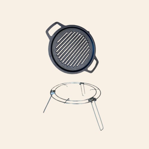 Eros Ember Griddle + Cooking Stand