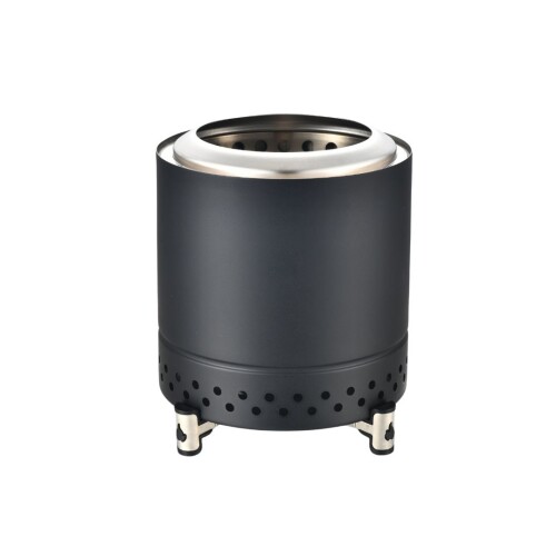 Castor Black Smokeless Fire Pit