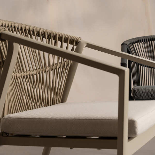 Coastal Weave Dining Chair (Anthracite)