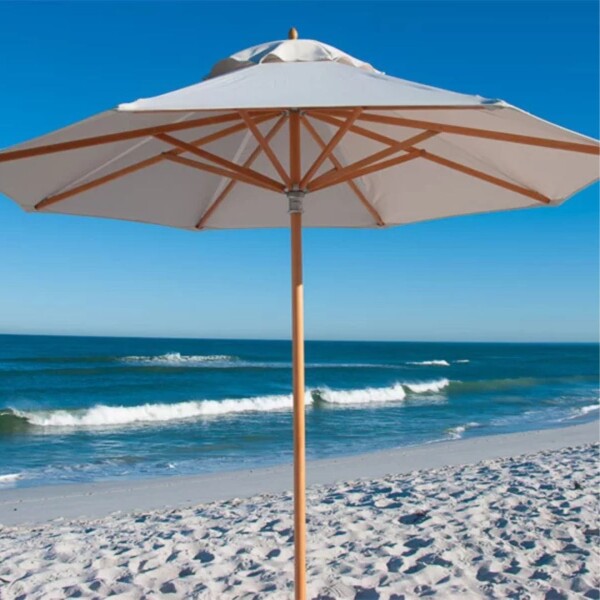 3m Round Ecru Montague Parasol (Excl Base 42kg)