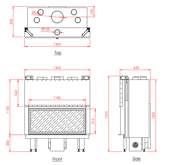 Flat Minimal 125 Aero & Metal Blade 4 Side
