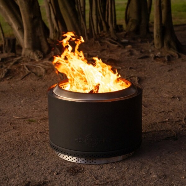 Apollo Black - Smokeless Fire Pit (Includes FREE carry bag)