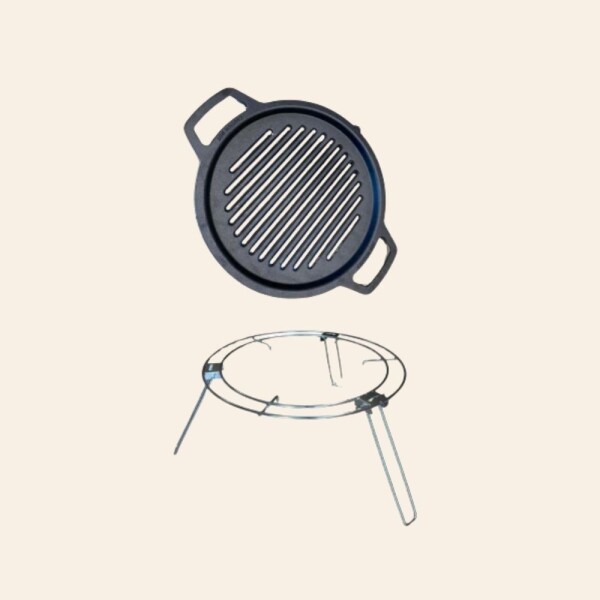 Eros Ember Griddle + Cooking Stand
