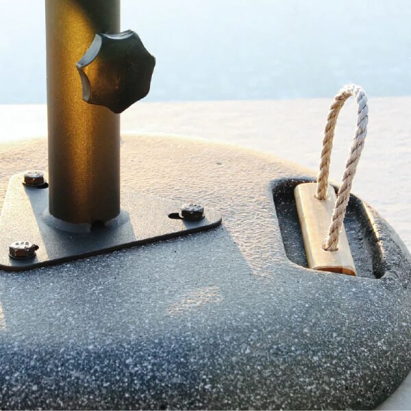 CU Concrete Base with wooden handles 42kg